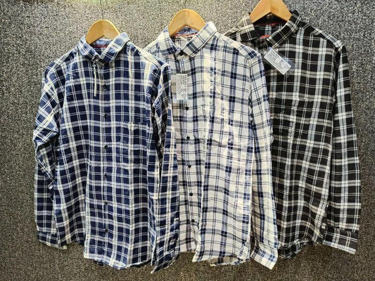 Men's Cotton Check Print Casual Shirt (Combo of 3)